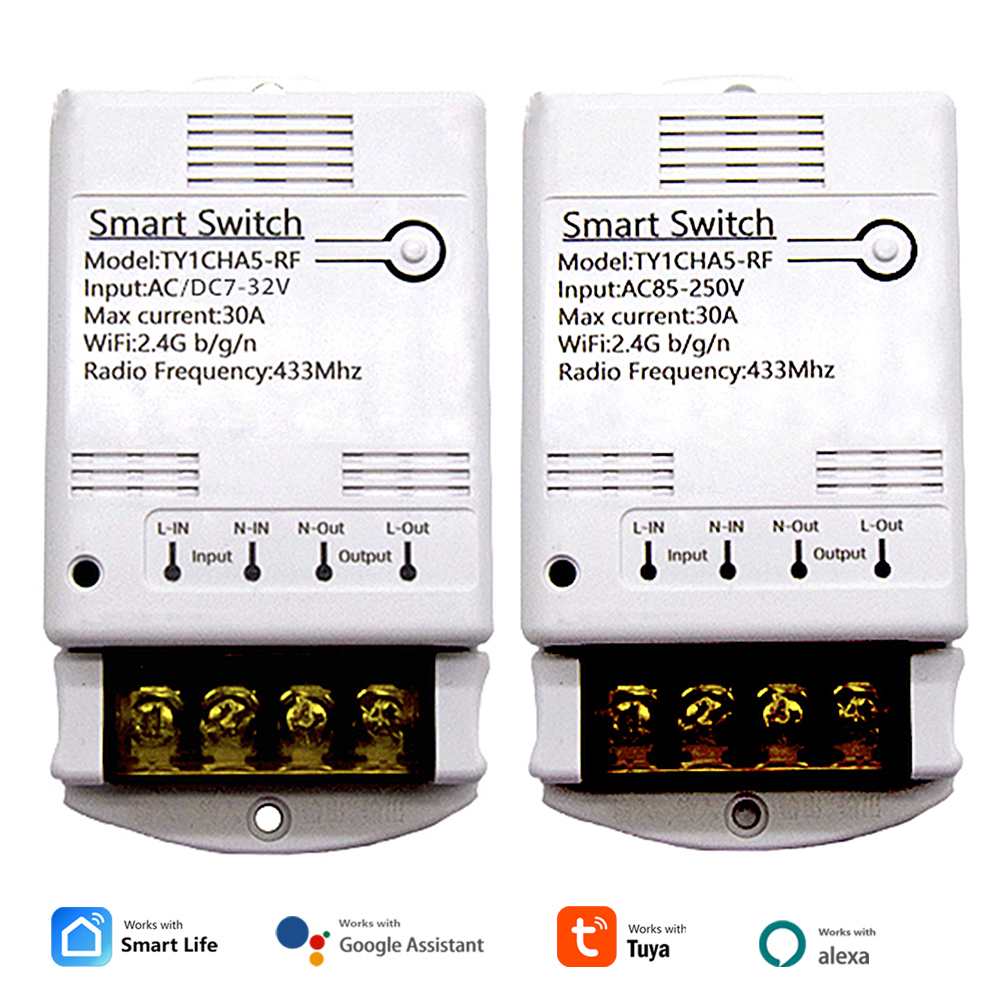 Home Automation Ideas - Wifi 30A Relay Module 85-250V 220V