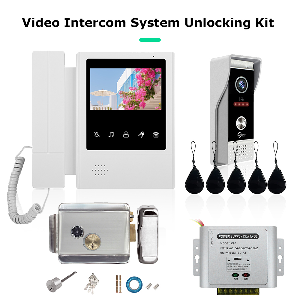 4.3 Inch LCD Video Intercom Sy - Smart Doorbell Wired 评论和价格