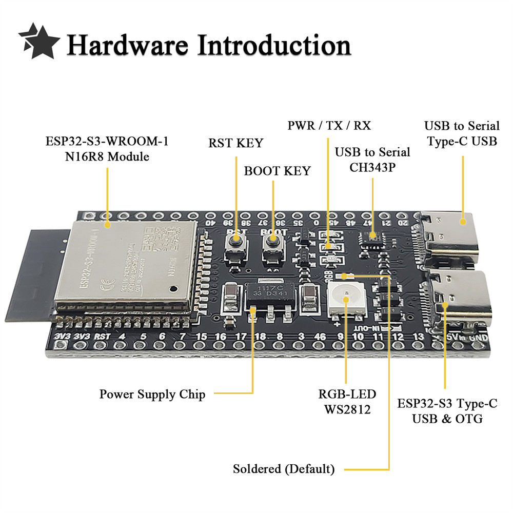 ESP32-S3 N16R8 Development Boa - Keys Diy Home Automation Kit With Esp32 评论和价格