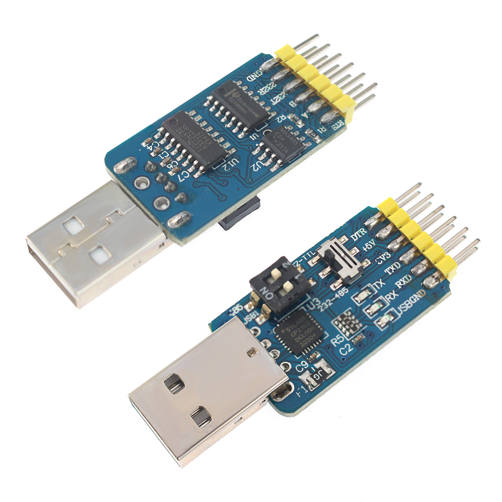 6 in 1 USB Serial Adapter CP21 - Level Shifter 3.3V 评论和价格