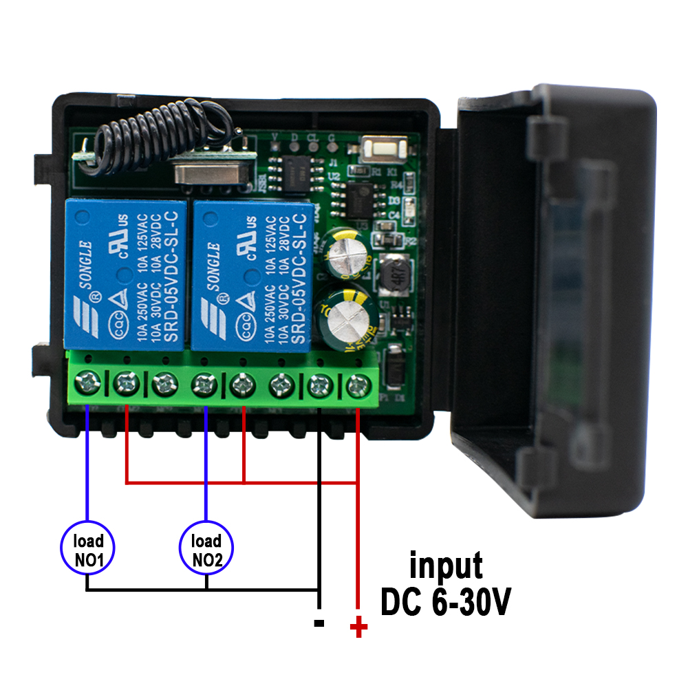 1~10pcs 2 Channel 433MHz RF Re - 433Mhz Receiver Module 评论和价格