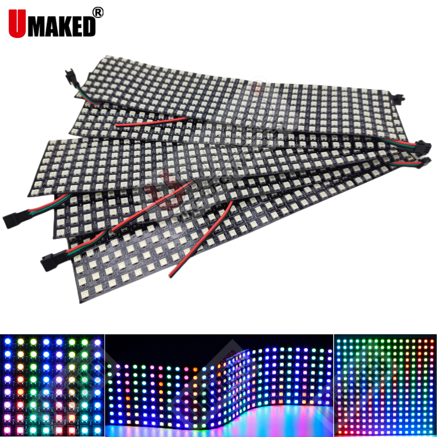 2pcs WS2812B Individually Addr - Rgb Led Matrix 8X8 评论和价格