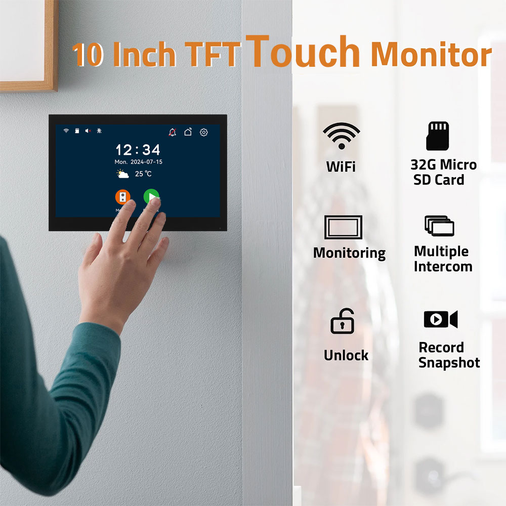 Tuya 1080P 5G Wifi 7/10 Inch 2 - Smart Doorbell Wired 评论和价格