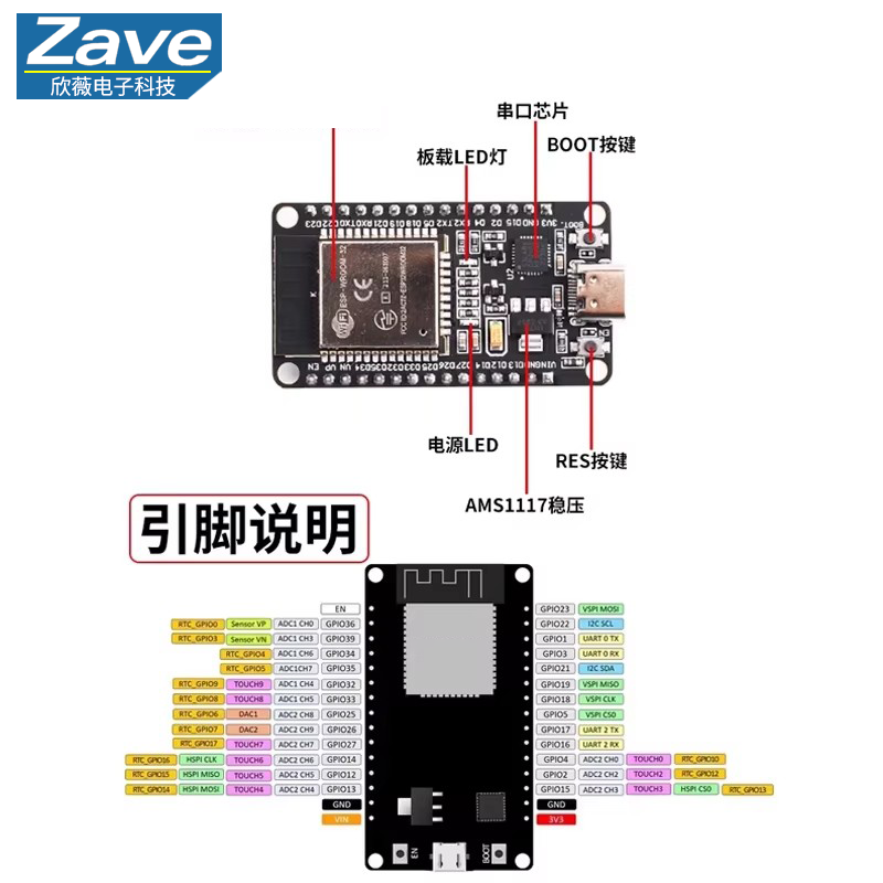 ESP32 WiFi Bluetooth Developme - Level Shifter 3.3V 评论和价格