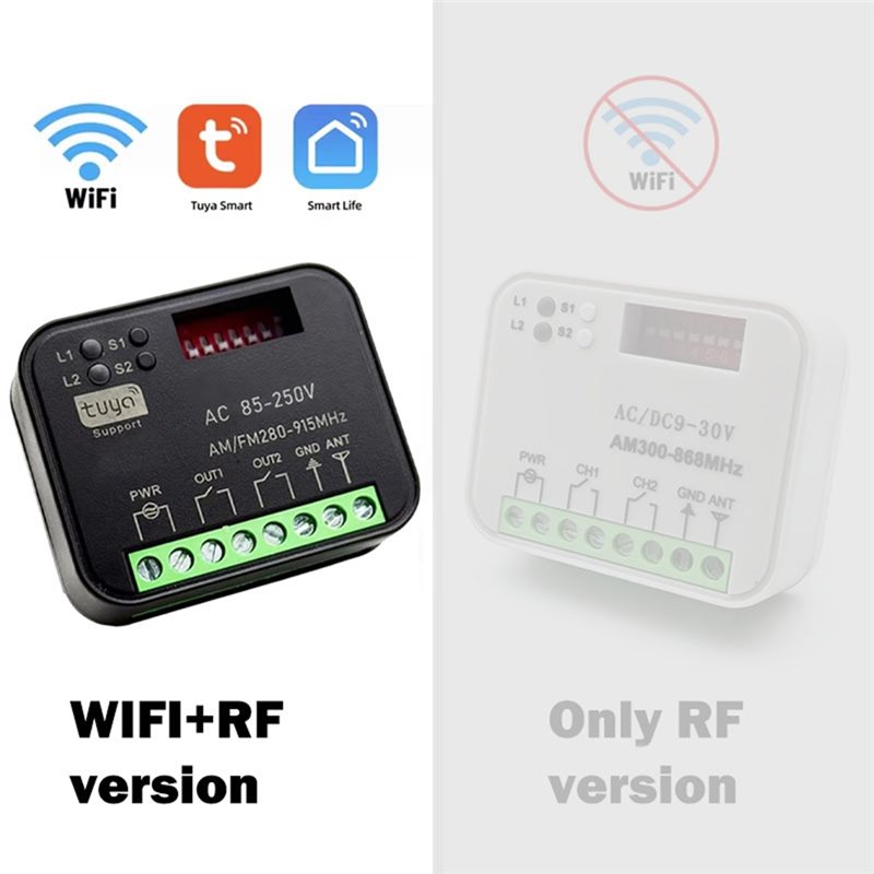 3CGRO-For RX MULTI Tuya Wifi S - 433Mhz Receiver Module 评论和价格