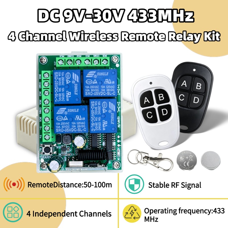 433MHz Universal Wireless Remo - 433Mhz Receiver Module 评论和价格
