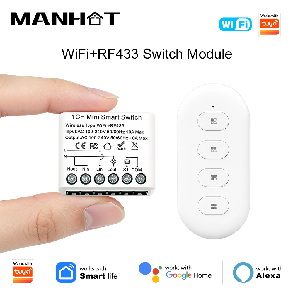 WiFi RF Wireless Smart Light S - 433Mhz Receiver Module 评论和价格
