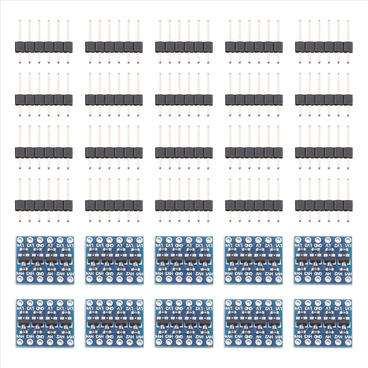 AT42 10Pcs 4 Channel IIC Logic - Level Shifter 3.3V 评论和价格