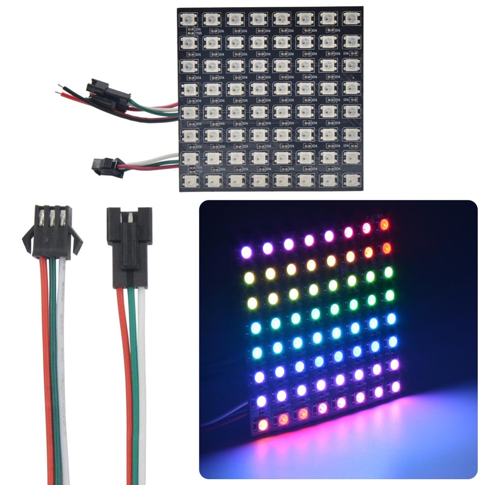 8x8 16x16 8x32 Pixels SK6812 W - Rgb Led Matrix 8X8 评论和价格