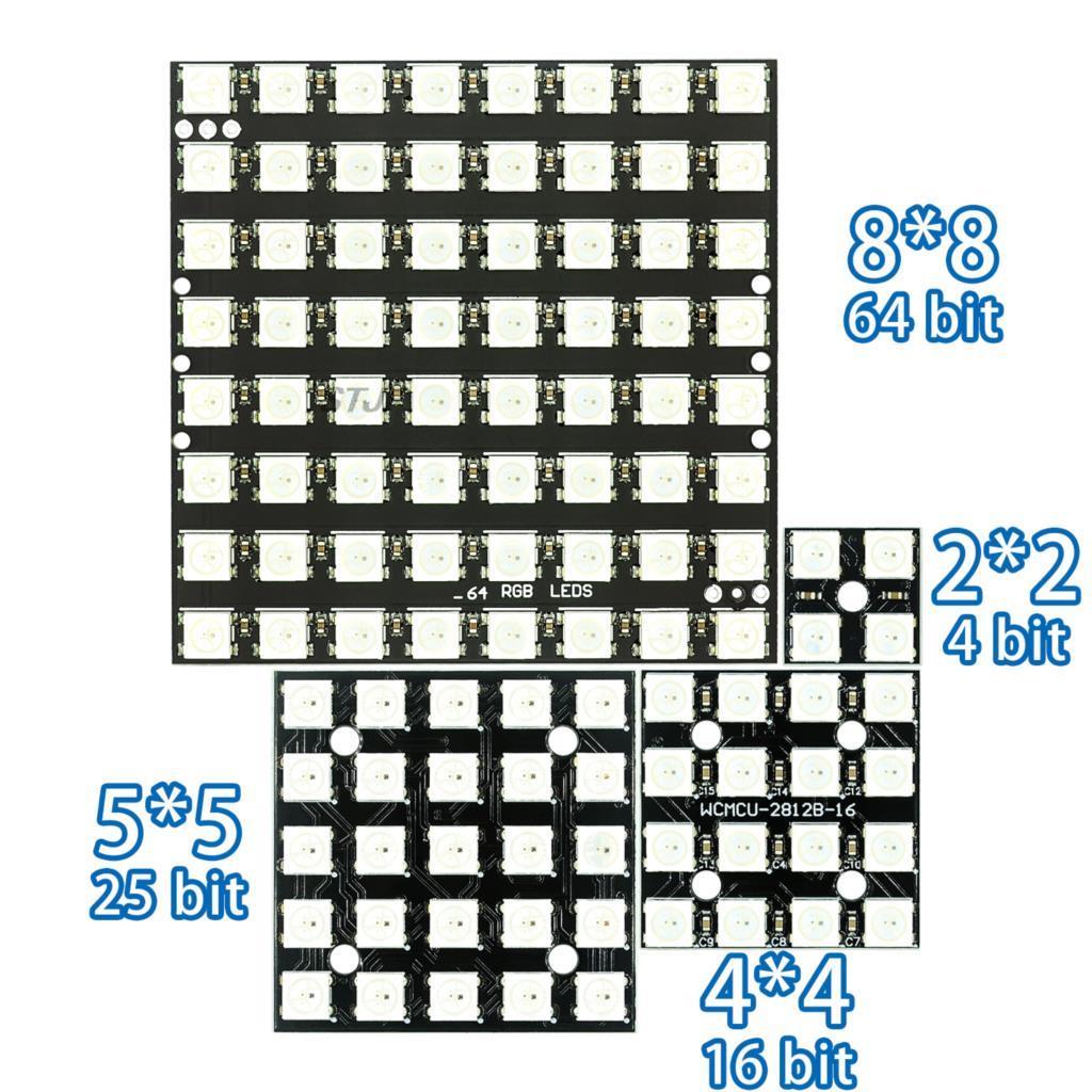 WS2812 LED 5050 RGB 8x8 4 16 2 - Rgb Led Matrix 8X8 评论和价格
