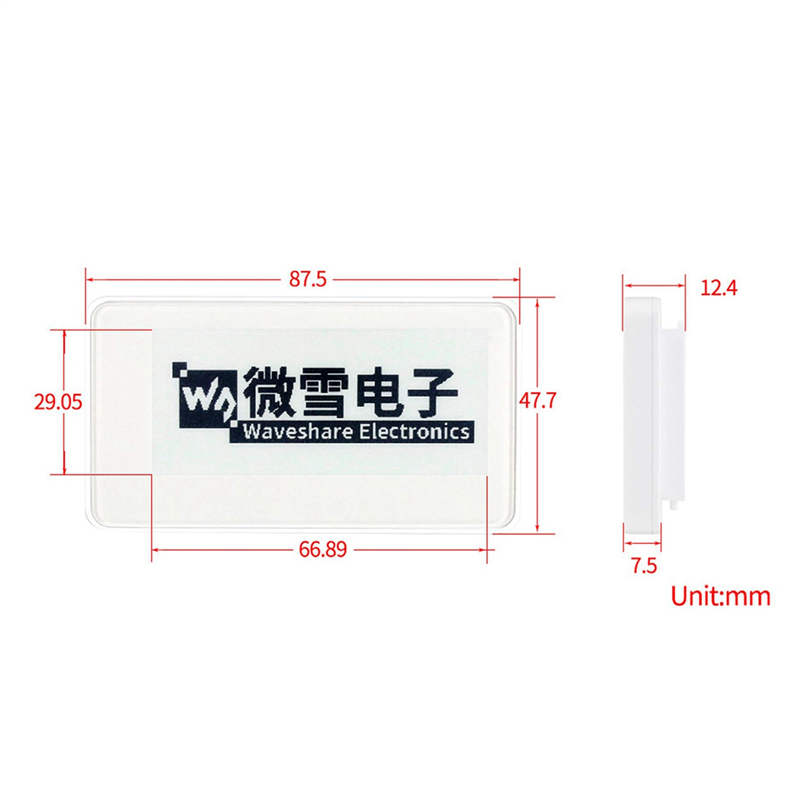 RISE Waveshare 2.9 Inch Wirele - Display Epaper 2.9 评论和价格