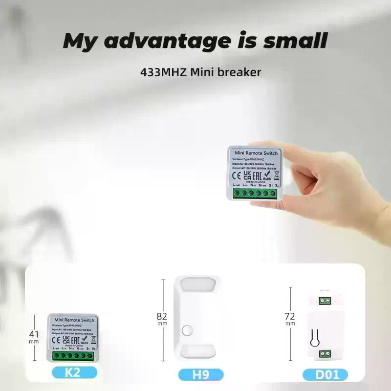 RF 433 MHz Smart Switch Mini D - Diy Home Automation Controller 评论和价格