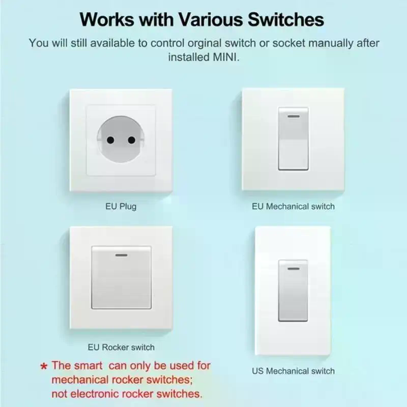 RF 433 MHz Smart Switch Mini D - Diy Home Automation Controller 评论和价格