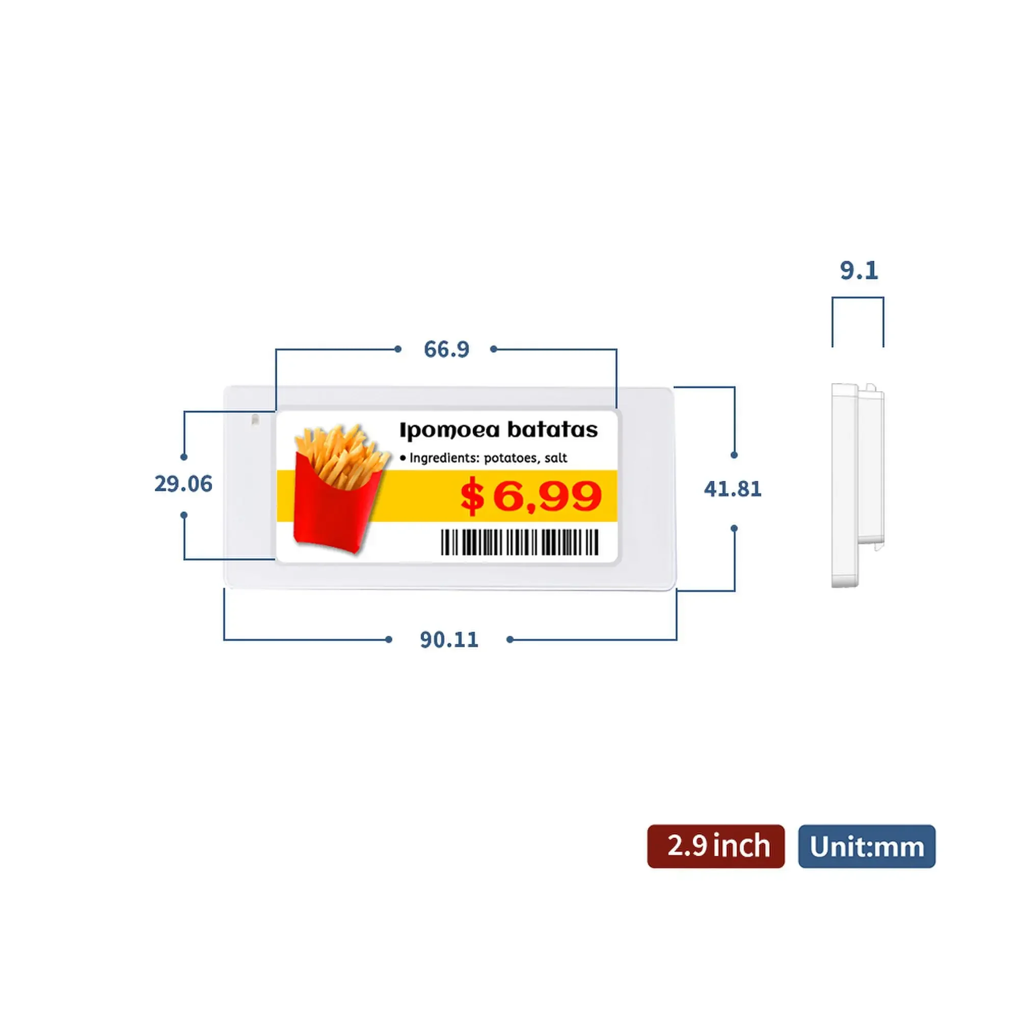 10pcs 2.9 Inch Size Digital Pr - Display Epaper 2.9 评论和价格