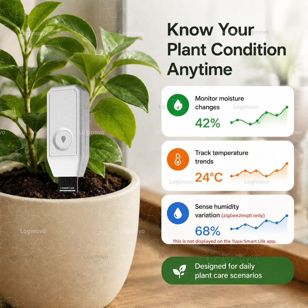 Tuya Zigbee Soil Moisture Test - Home Automation Ideas 评论和价格