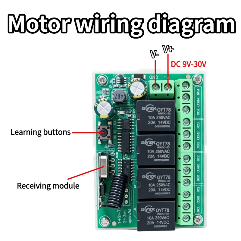 Universal Wireless Remote Cont - 433Mhz Receiver Module 评论和价格